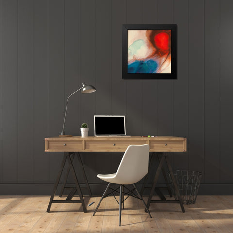 Shangri-La III Black Modern Wood Framed Art Print by Demos, Jean-Luc