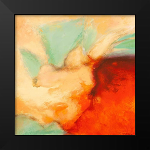 Namaste I Black Modern Wood Framed Art Print by Demos, Jean-Luc