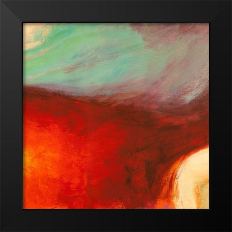 Namaste II Black Modern Wood Framed Art Print by Demos, Jean-Luc