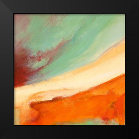 Namaste III Black Modern Wood Framed Art Print by Demos, Jean-Luc