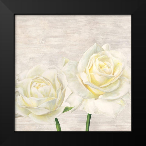 Classic Roses I Black Modern Wood Framed Art Print by Jenny, Thomlinson