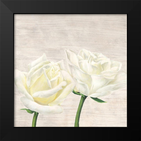 Classic Roses II Black Modern Wood Framed Art Print by Jenny, Thomlinson
