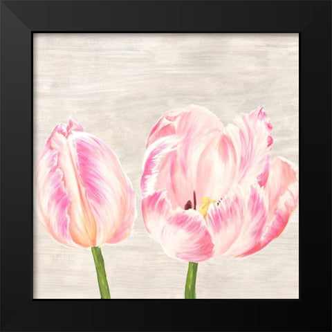 Classic Tulips I Black Modern Wood Framed Art Print by Jenny, Thomlinson