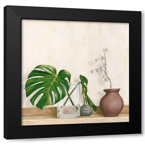 Minimalist Setting I Black Modern Wood Framed Art Print by Thomlison, Jenny