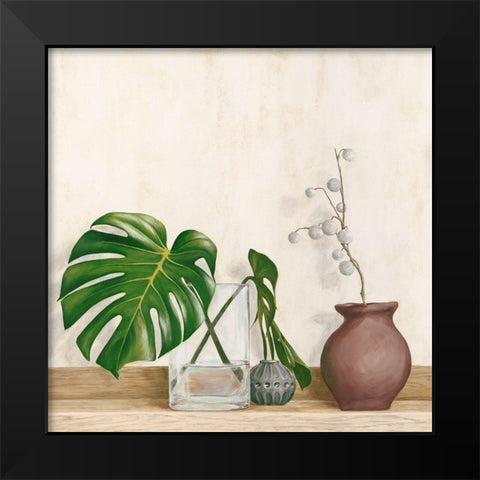 Minimalist Setting I Black Modern Wood Framed Art Print by Thomlison, Jenny