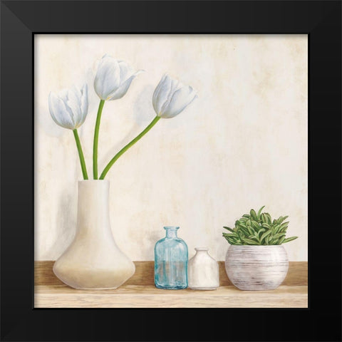 Minimalist Setting II Black Modern Wood Framed Art Print by Thomlison, Jenny