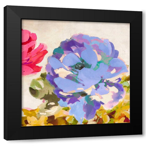 Colorful Jewels II Black Modern Wood Framed Art Print by Parr, Kelly