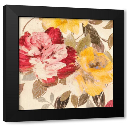 Velvet Lovers I Black Modern Wood Framed Art Print with Double Matting by Parr, Kelly