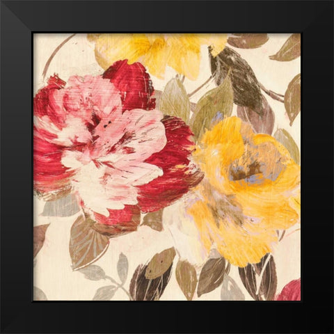 Velvet Lovers I Black Modern Wood Framed Art Print by Parr, Kelly