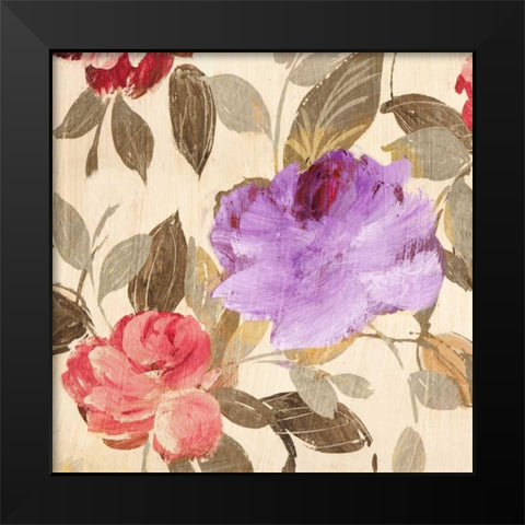 Velvet Lovers II Black Modern Wood Framed Art Print by Parr, Kelly