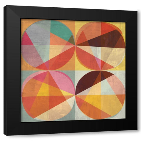 Chromatica I Black Modern Wood Framed Art Print by Kaj, Rama