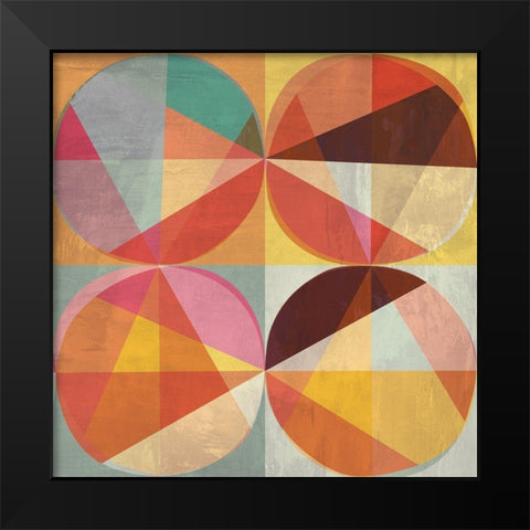 Chromatica I Black Modern Wood Framed Art Print by Kaj, Rama