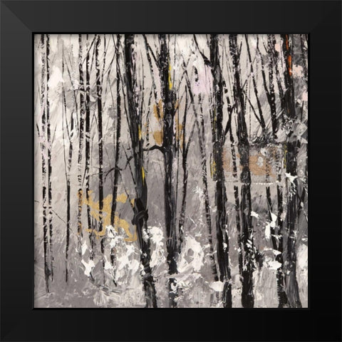 Bosco I Black Modern Wood Framed Art Print by Lucas