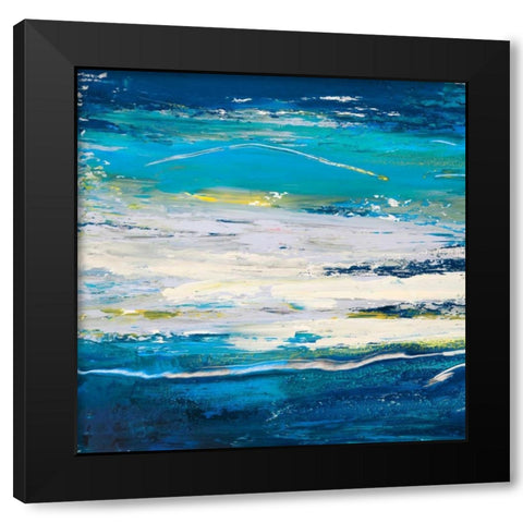 In volo sul mare I Black Modern Wood Framed Art Print with Double Matting by Lucas