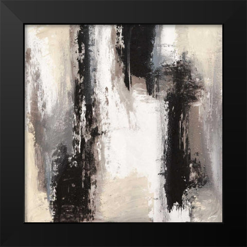 Aperture 1 Black Modern Wood Framed Art Print by Lucas