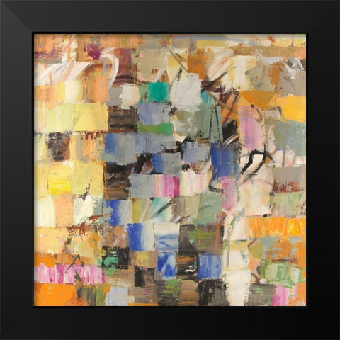 Concetti dimensionali Black Modern Wood Framed Art Print by Lucas