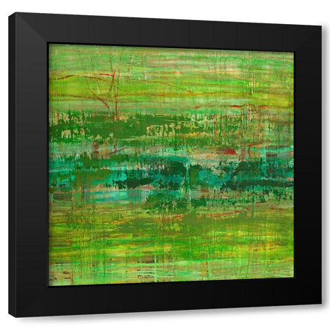 Monocromo Jungla Black Modern Wood Framed Art Print by Lucas