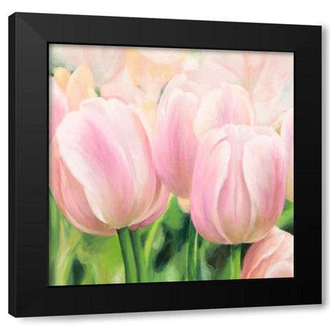 Primavera II Black Modern Wood Framed Art Print by Villa, Luca