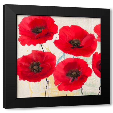 Pop Yes I Black Modern Wood Framed Art Print by Villa, Luca