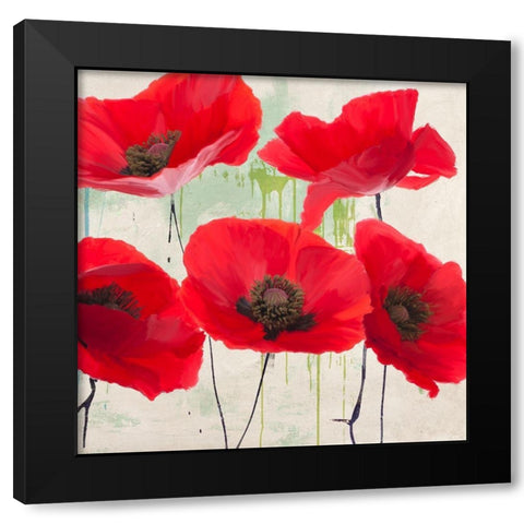 Pop Yes II Black Modern Wood Framed Art Print with Double Matting by Villa, Luca