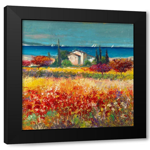 Sogno mediterraneo Black Modern Wood Framed Art Print by Florio, Luigi