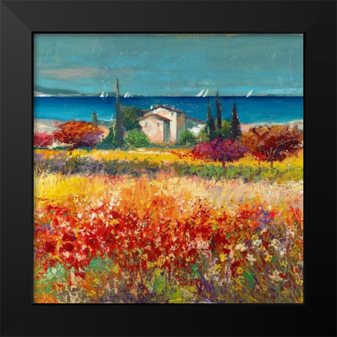 Sogno mediterraneo Black Modern Wood Framed Art Print by Florio, Luigi