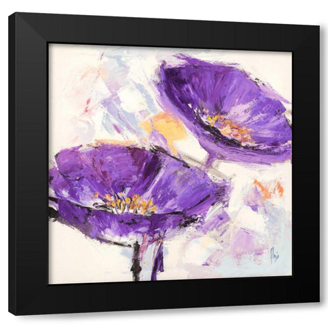 Rugiada Black Modern Wood Framed Art Print by Florio, Luigi