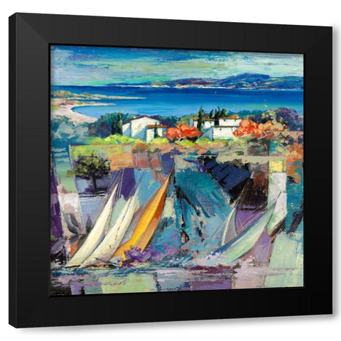 Racconto mediterraneo (detail) Black Modern Wood Framed Art Print with Double Matting by Gasoline Images