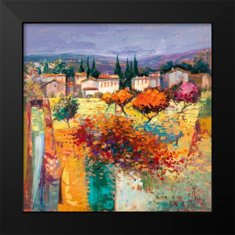 Estate italiana Black Modern Wood Framed Art Print by Florio, Luigi