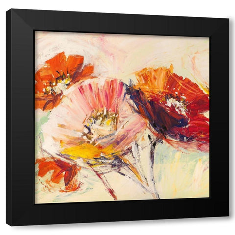 Nel vento I Black Modern Wood Framed Art Print by Luigi, Florio