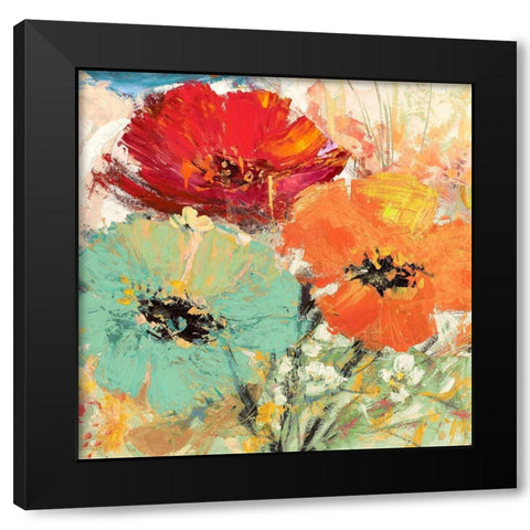 Gemme in fiore I Black Modern Wood Framed Art Print with Double Matting by Luigi, Florio