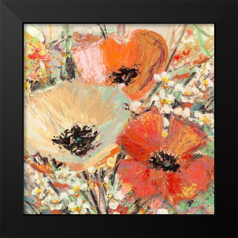 Gemme in fiore II Black Modern Wood Framed Art Print by Luigi, Florio