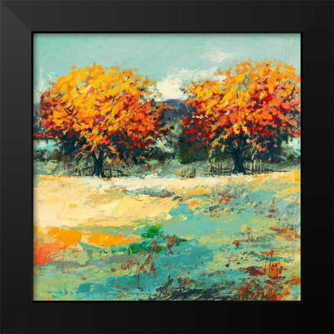 Campagna in estate II Black Modern Wood Framed Art Print by Florio, Luigi