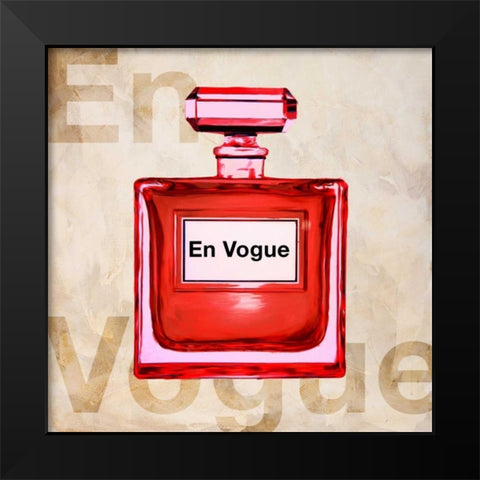 En Vogue Black Modern Wood Framed Art Print by Clair, Michelle