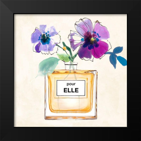 Pour Elle I Black Modern Wood Framed Art Print by Michelle, Clair