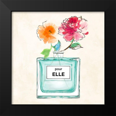 Pour Elle II Black Modern Wood Framed Art Print by Michelle, Clair