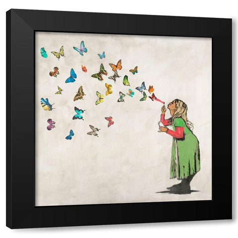 A thing of beauty... Black Modern Wood Framed Art Print by Masterfunk Collective