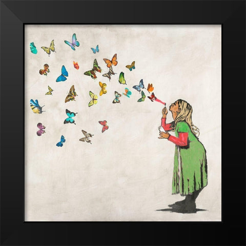 A thing of beauty... Black Modern Wood Framed Art Print by Masterfunk Collective