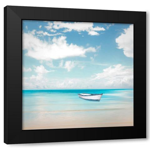 Mare del mattino Black Modern Wood Framed Art Print with Double Matting by Marzi, Dario
