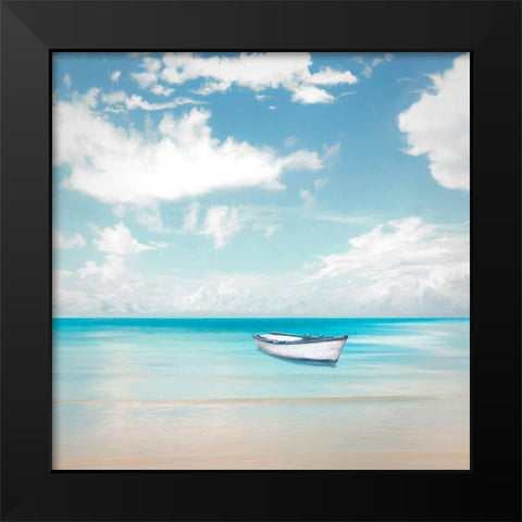 Mare del mattino Black Modern Wood Framed Art Print by Marzi, Dario