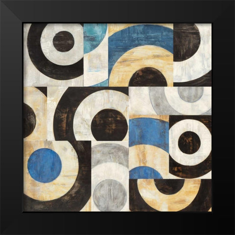 Addendum II Black Modern Wood Framed Art Print by Nava, Sandro