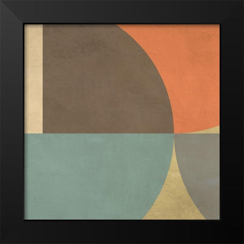 Supergraphics I Black Modern Wood Framed Art Print by Nava, Sandro