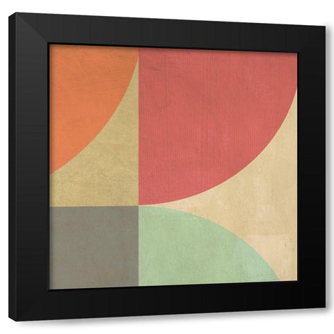 Supergraphics II Black Modern Wood Framed Art Print with Double Matting by Nava, Sandro