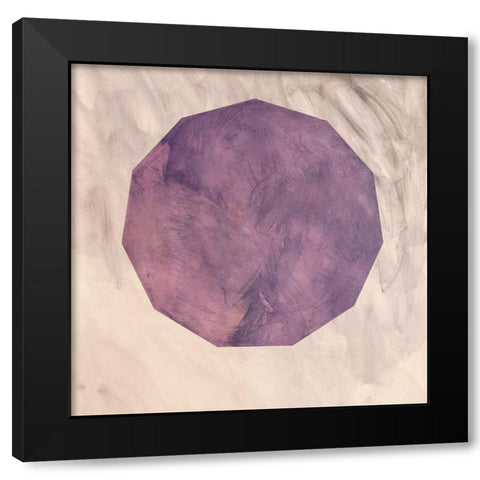 Modulo I Black Modern Wood Framed Art Print with Double Matting by Novello, Patrizia