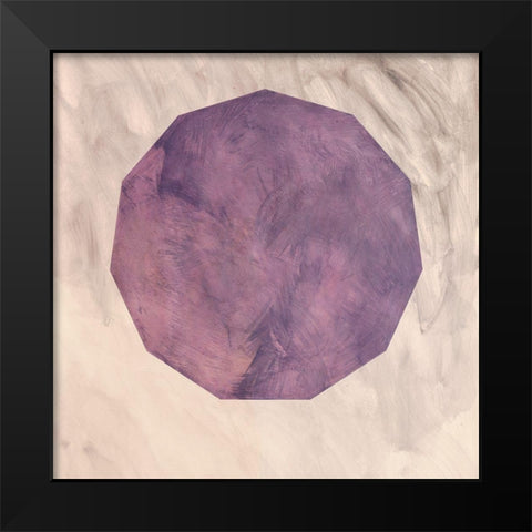 Modulo I Black Modern Wood Framed Art Print by Novello, Patrizia