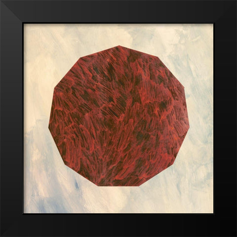 Modulo II Black Modern Wood Framed Art Print by Novello, Patrizia