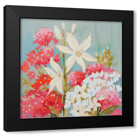 Softly Swaying I Black Modern Wood Framed Art Print with Double Matting by Whatmore, Nel