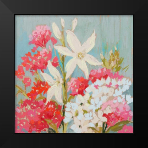 Softly Swaying I Black Modern Wood Framed Art Print by Whatmore, Nel