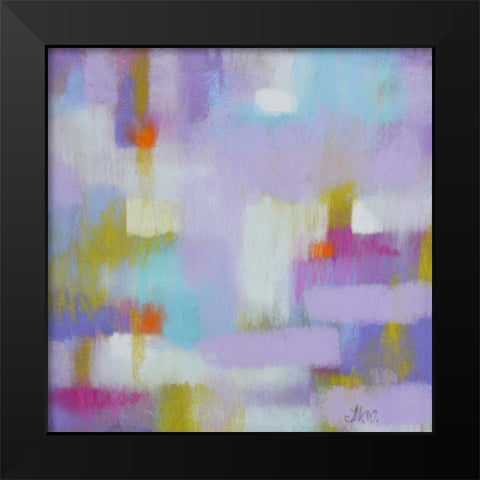 Stuck in the Middle with You Black Modern Wood Framed Art Print by Whatmore, Nel