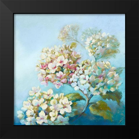 Perfect White Clouds Black Modern Wood Framed Art Print by Whatmore, Nel
